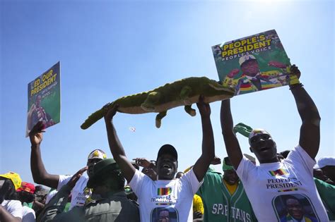 Voting extended after delays as Zimbabwe president known as ‘the crocodile’ seeks a second term